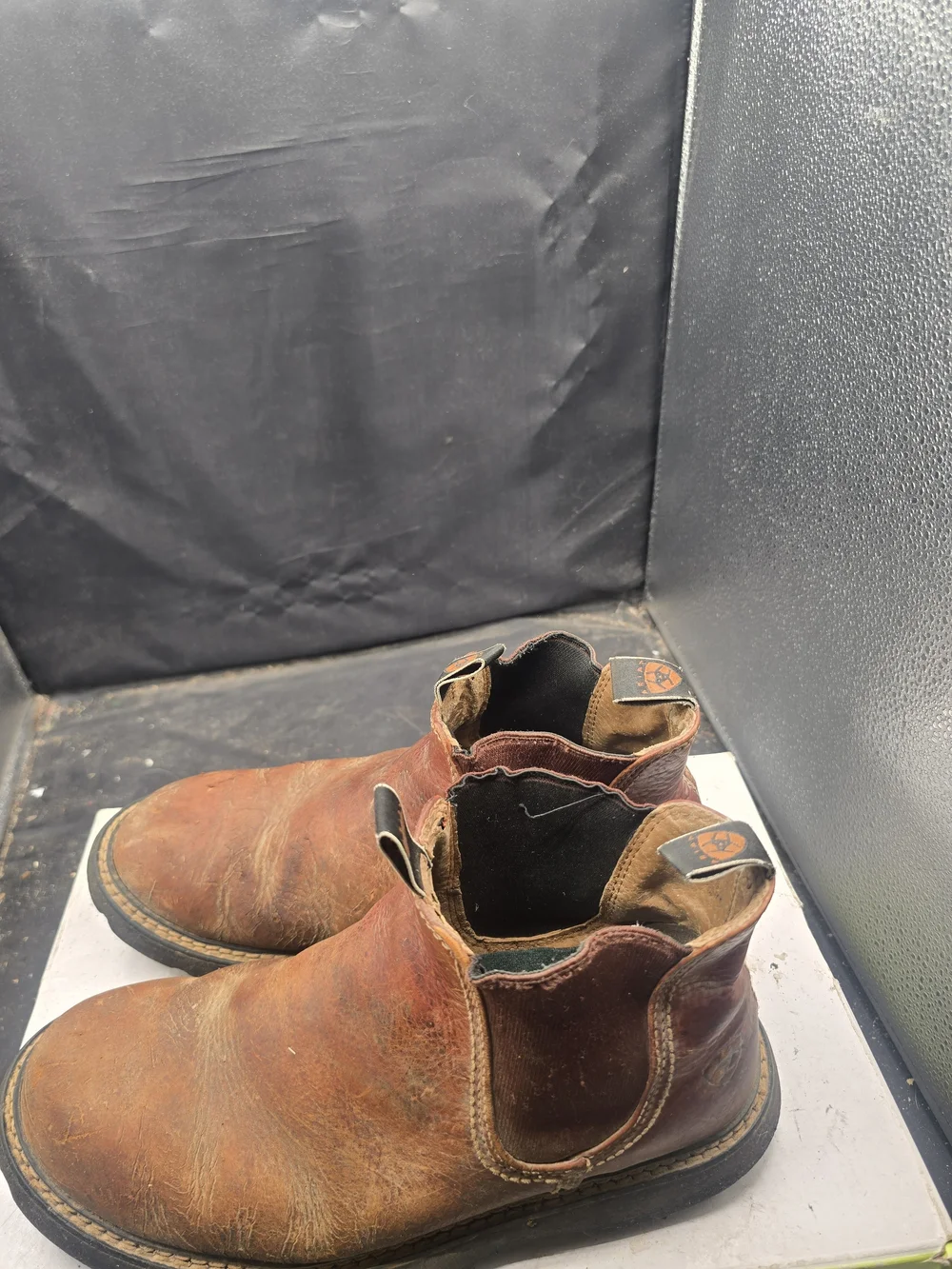 Ariat Brown Leather Chukka Boots